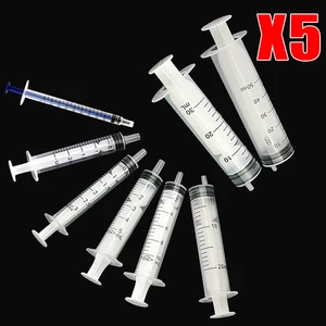 5 шт. 1-50 мл одноразовые все размеры гидропоники пластиковые питательные стерильные здоровья измерительный Шприц Инструмент для измерения питательной жидкости