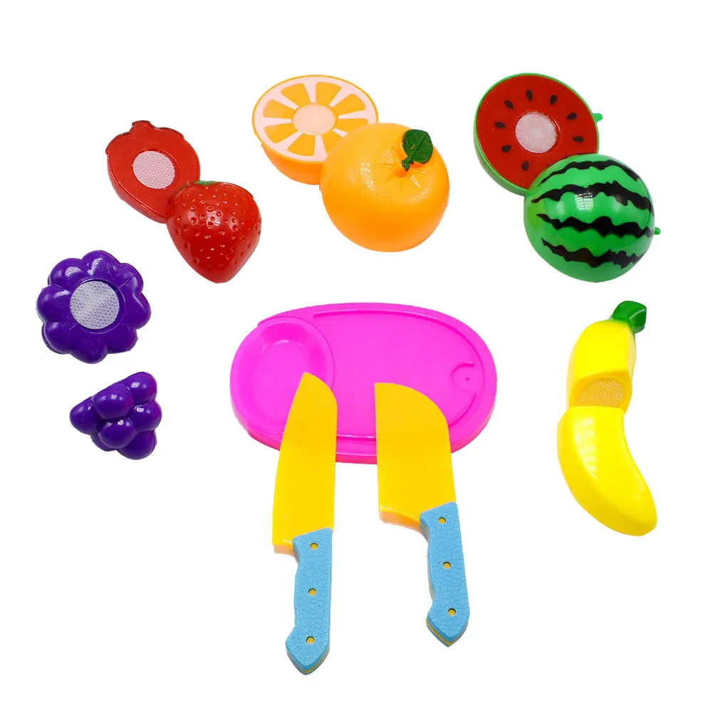Кухонные игрушки забавная резка фруктов ролевая еда детские развивающие ролевые