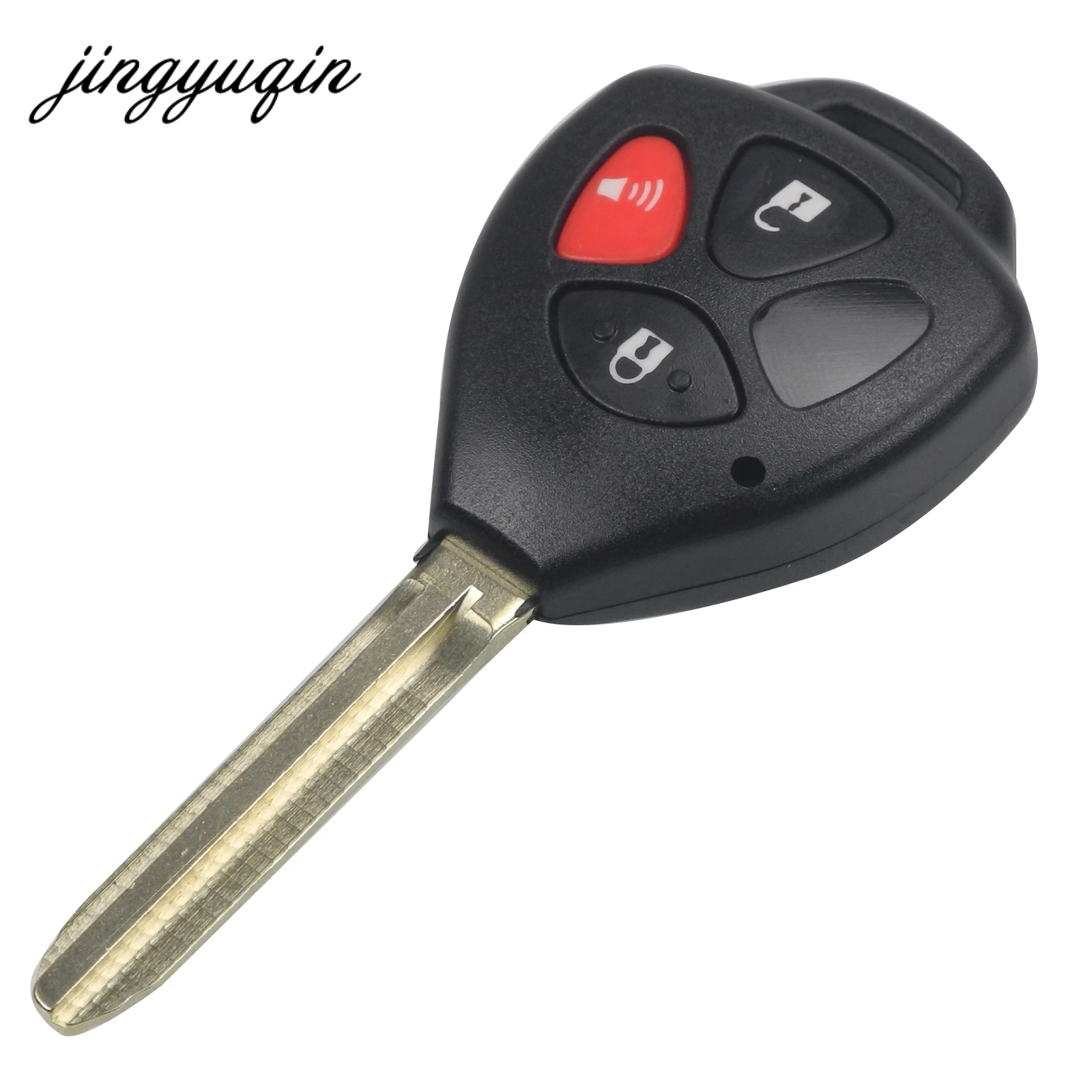 Jingyuqin Uncut чехол для дистанционного ключа Toyota RAV4 Yaris Venza Scion tC xA xB xd 3 кнопки Замена
