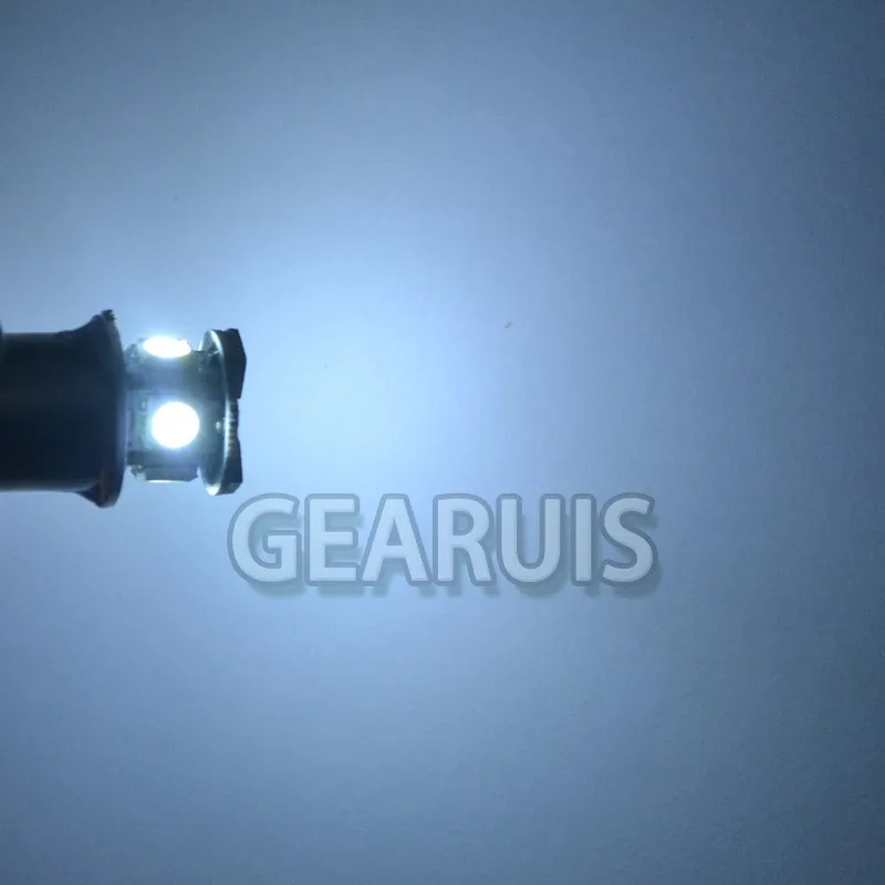 Автомобильная лампа холодного белого света на LED-светодиодах с 8 штуками SMD 5050 для тормозного света автомобиля 100 штук 24V S25 P21W BAY15D 1157.