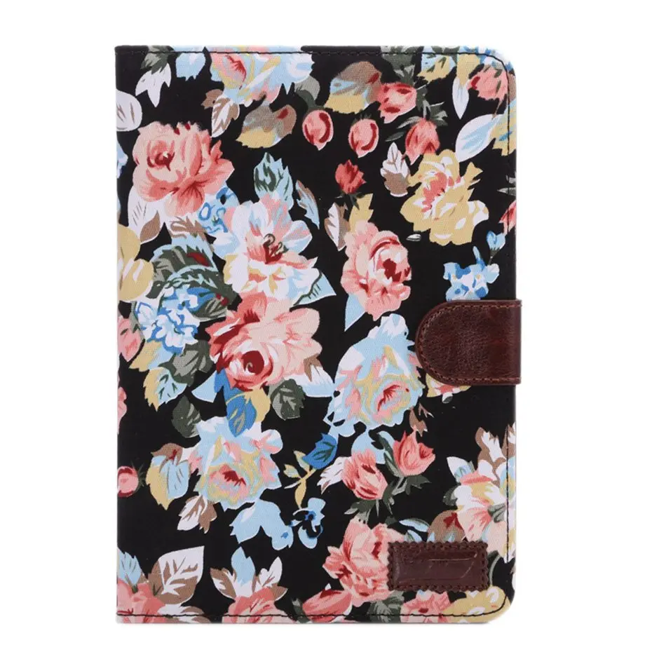 Чехол для планшета для ipad mini 3, чехол для ipad mini 7,9 дюймов, цветочная ткань, Капа, пряжка, coque, слоты для карт, чехол для Apple ipad mini 2