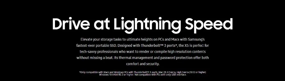 SAMSUNG Внешний SSD X5 500 Гб 1 ТБ 2 ТБ Thunderbolt 3 NVMe для настольных ПК внешний жесткий диск ssd жесткий диск внешний ssd