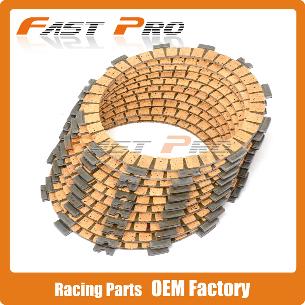Clutch Disc Friction Plates Set 6pcs for CB400 CB400AD CB400F CB400S CB400SA CB400SF CBR600F PC25 PC31 CB400SAD |