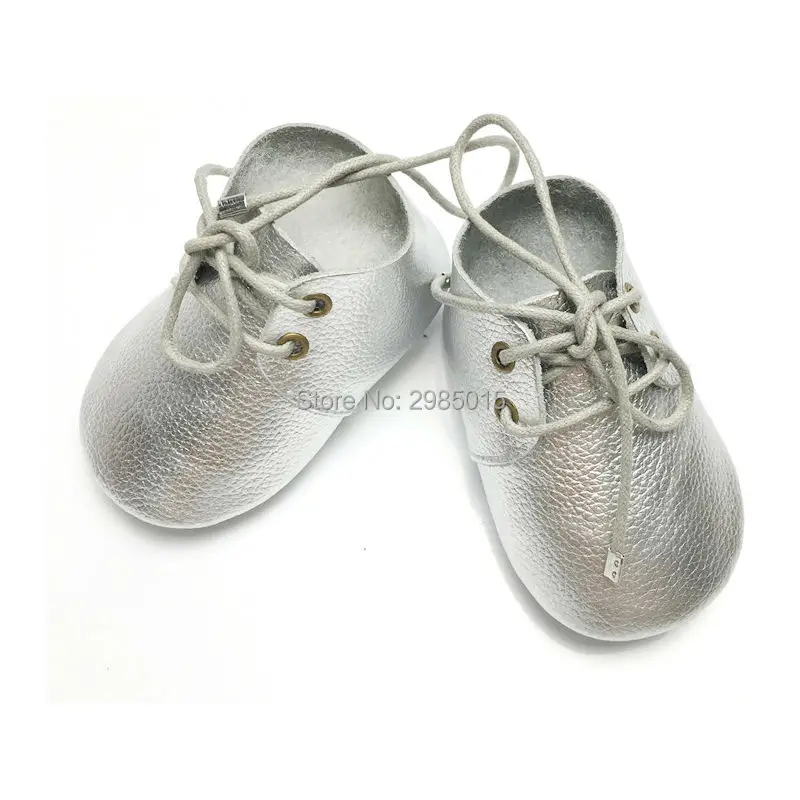 Туфли-оксфорды детские из натуральной кожи мягкая подошва на шнуровке Мокасины