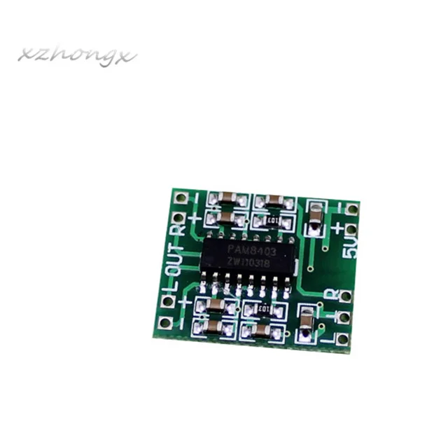 Плата микро цифрового усилителя 2*3 Вт модуль PAM8403 класса D 2 5 ~ В питание от USB|can usb|can