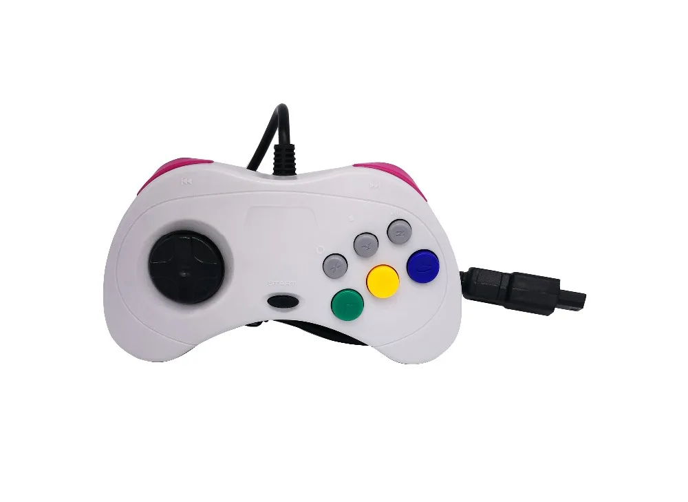 Классический ретро контроллер Ruitroliker геймпад Джойстики для консоли Sega Saturn черно