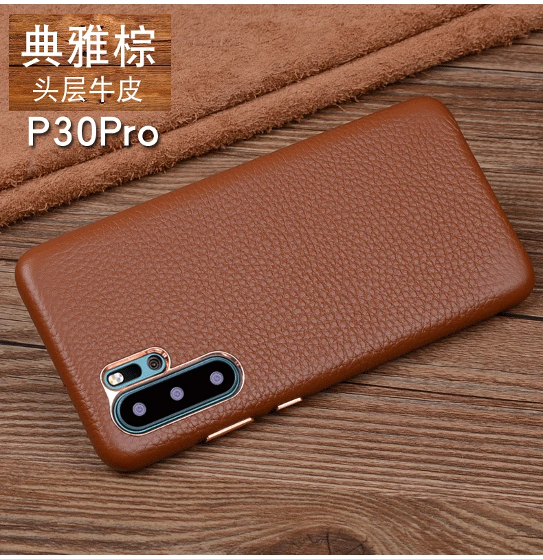 Роскошный кожаный чехол ручной работы для huawei P30 P20 Pro, тонкий чехол для huawei P30Pro P20Pro, чехол