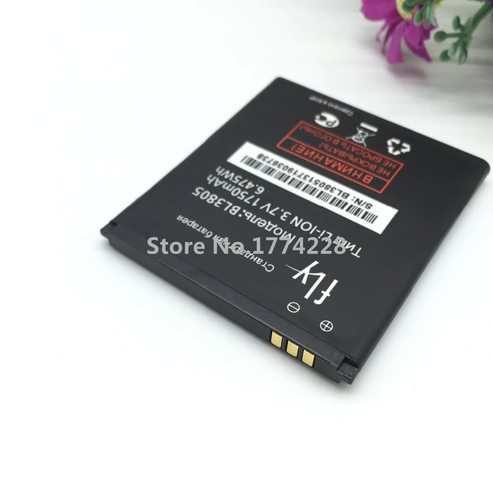 Аккумулятор MLLSE BL3805 1750 мАч для мобильного телефона FLY BL3855 IQ4402 IQ4404|battery for|battery for