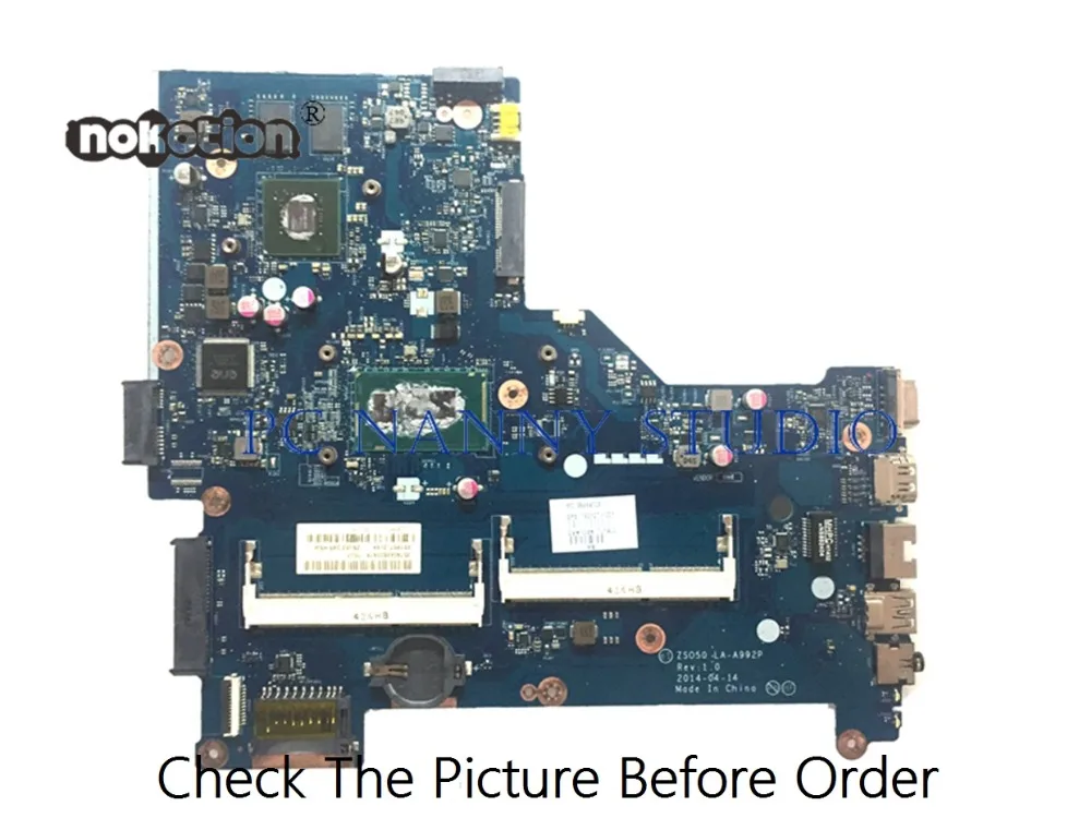 PCNANNY 780127 001 для HP Pavilion 15 R материнская плата ноутбука ZS050 LA A992P i3 4030U 820M 2GB DDR3L