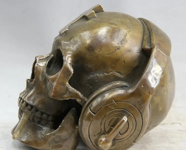 Бесплатная доставка 10 &quotискусство Бронзовая скульптура дымовая сигарета