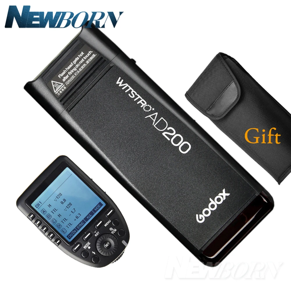 Godox AD200 200Ws TTL GN60 HSS Flash Встроенный 2 4G беспроводной + Xpro O передатчик триггера вспышки