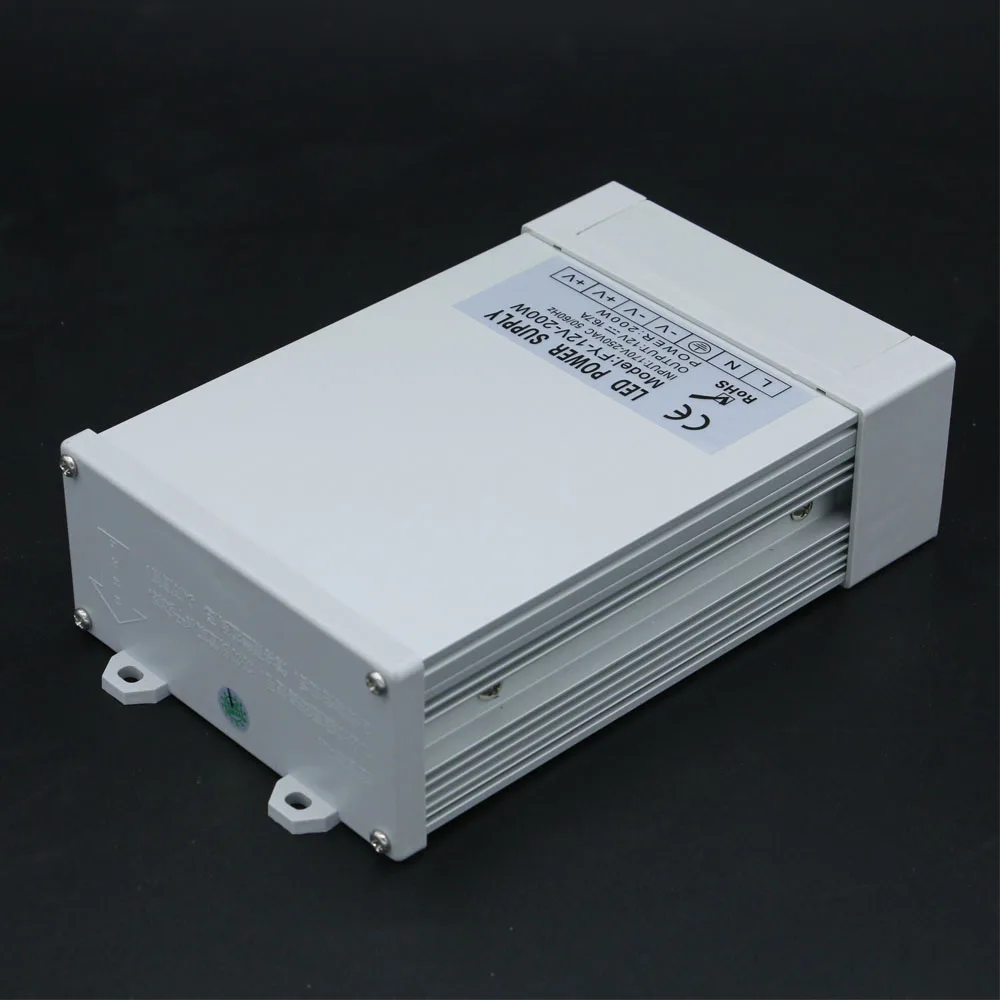 Ac 220V к DC 200W 12V 16.7A водонепроницаемый преобразователь напряжения питания|12v supply|supply