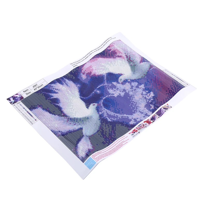 3D живопись штукатурка вышивка крестиком пара птица спальня гостиная