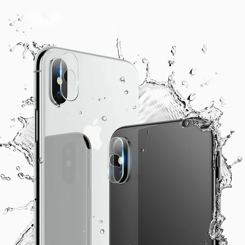 2 шт. защитный чехол для объектива камеры iPhone 7 8 Plus Xs X Max 10 XS 5 XR|Защитные стёкла и