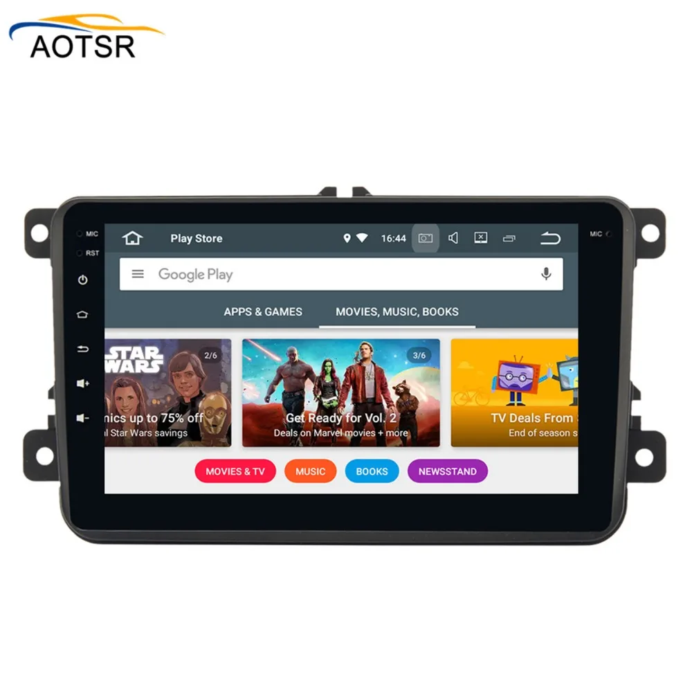 2 DIn автомобильный DVD 8 'HD для Фольксваген Поло MK5 2010 GOLF MK6 2003 2009 Android 0 octa coreWith GPS