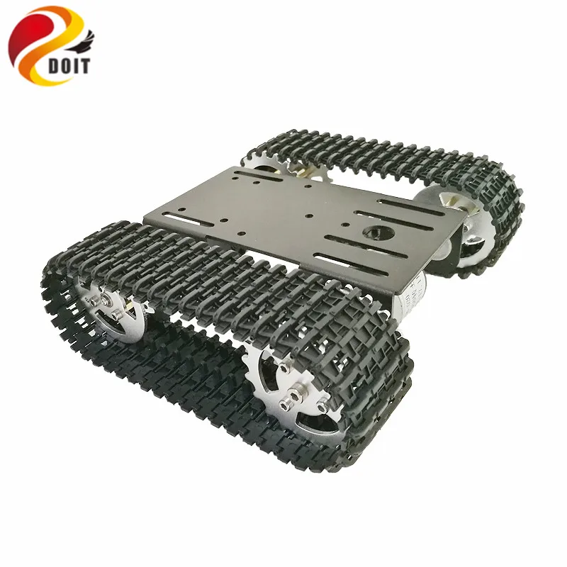 DOIT Robot Tank Car Kit mini T101 Роботизированная гусеничная платформа шасси с двигателем 33GB