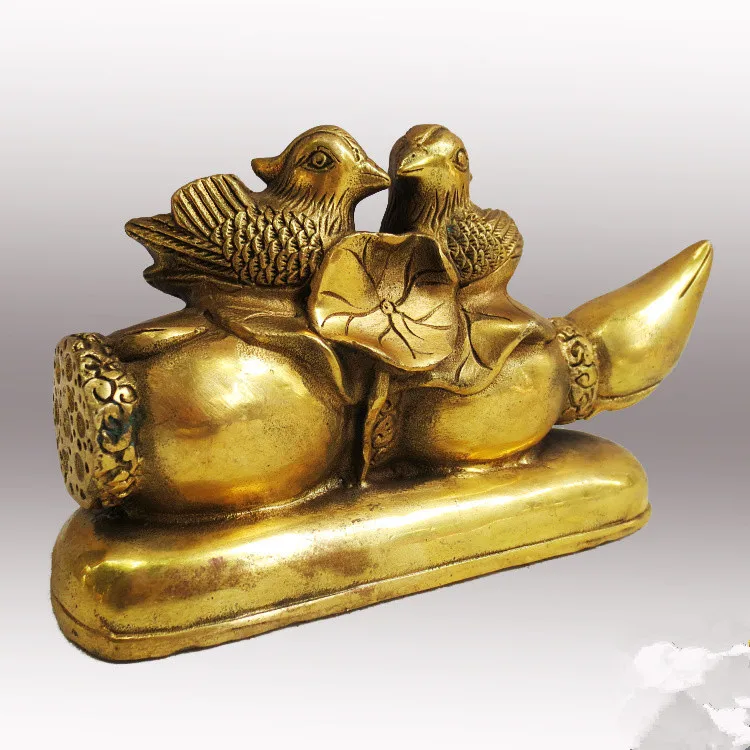 Медные украшения Yuanyang lotus свадебные принадлежности Tianzhu love Свадебные