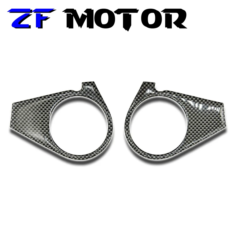 Мотоцикл Стикеры шаблон углеродного волокна Топ Трехместный зажим ига чехол для