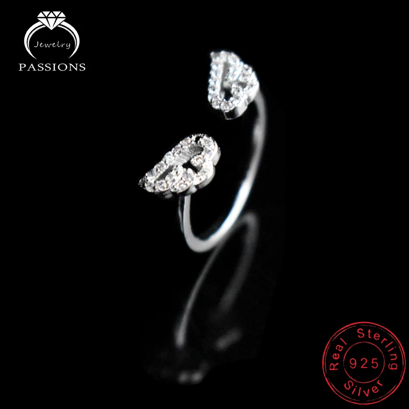 Женское кольцо из серебра 925 пробы с перьями|finger ring|rings for womenring |