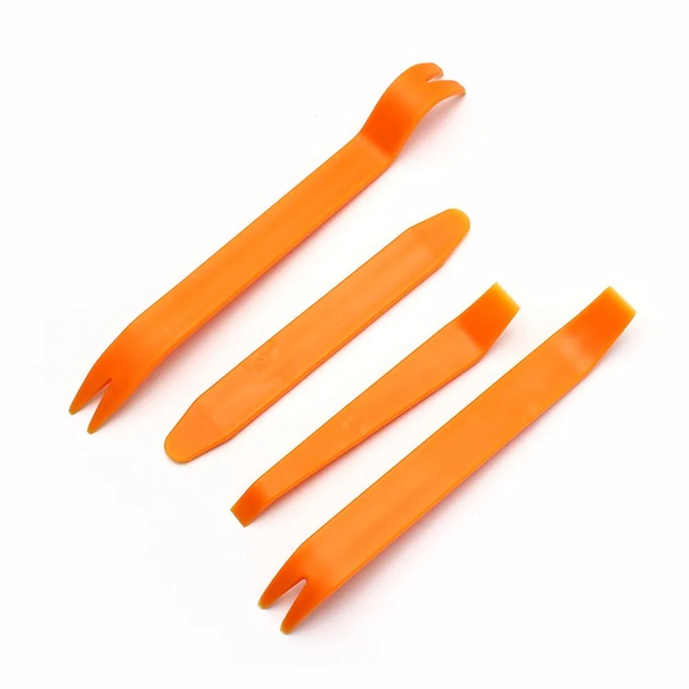 Plastic Auto Dismantle Tools Kit Car Radio Door Clip Panel Trim Dash Audio Removal Installer Pry Kit Refit Set 4