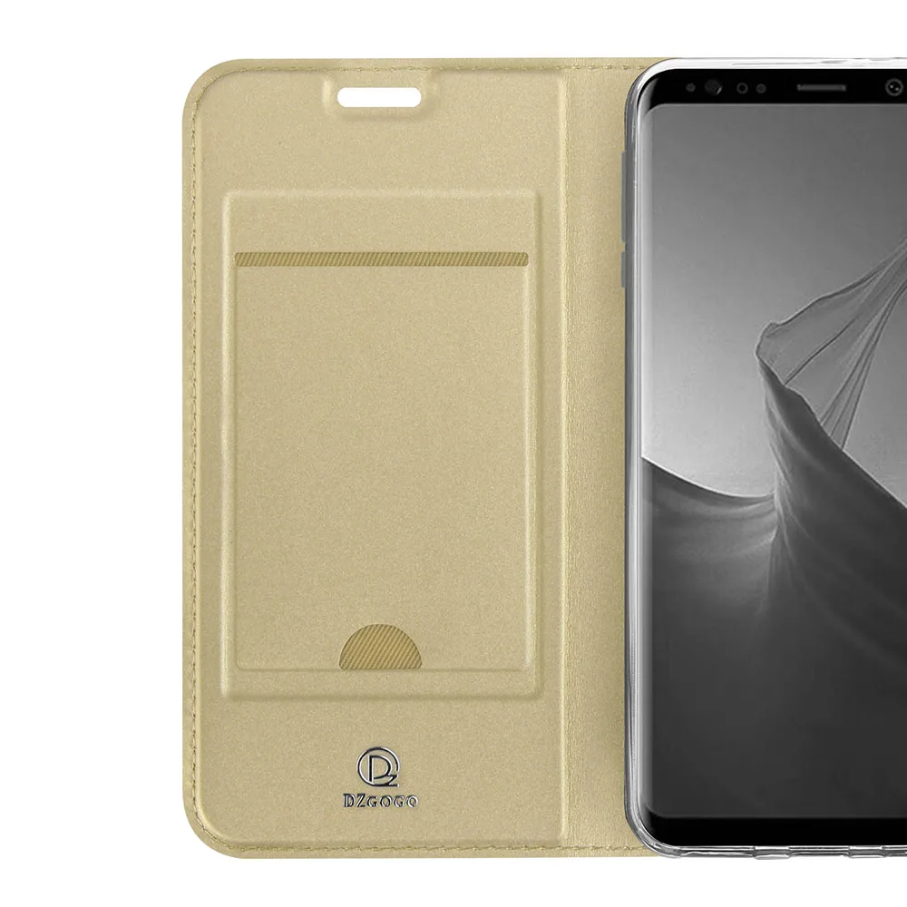 Чехол книжка из искусственной кожи серии DZGOGO ISKIN для Samsung Note 8 9 Galaxy TPU чехол