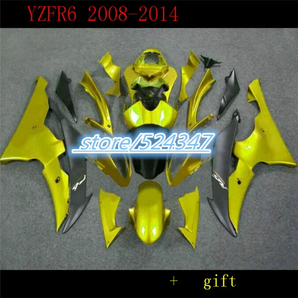 

Комплект обтекателей Fei-чёрное пламя жёлтое для YZFR6 08 09 10 11 12 14 YZF R6 2008 2014 YZF600 обтекатели