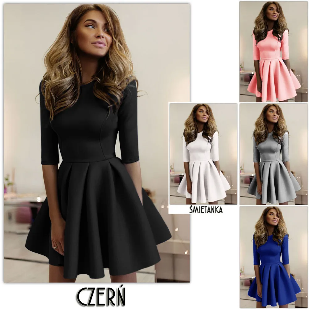 2017 летнее сексуальное мини платье с высокой талией бальное коротким рукавом для