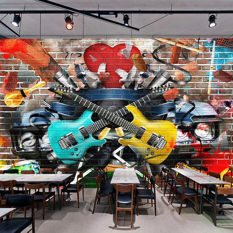 Персонализированные 3D стерео обои на заказ фотообои для кафе ресторана|mural
