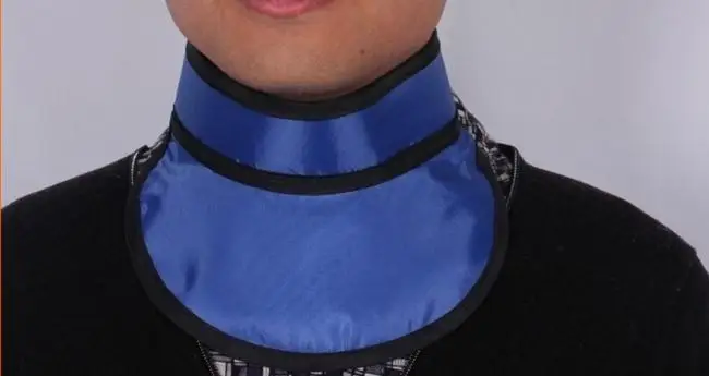 Collar protector de rayos X de 0,35 mmpb, collar de protección contra radiación Y, protección para el cuello Y la glándula