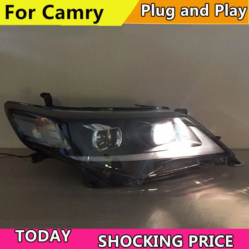 Стайлинг автомобиля для американской версии Toyota Camry фары camry 2012 2014 светодиодный