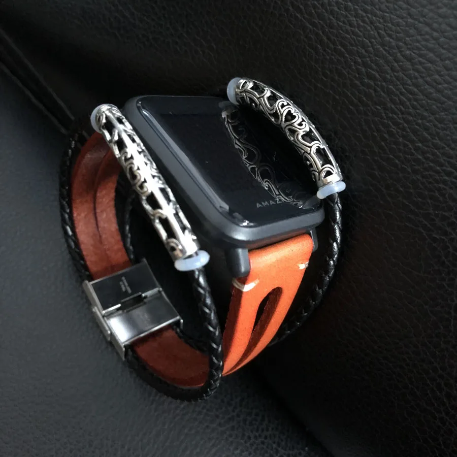 Для Amazfit ремешок Bip из натуральной кожи ремешок для часов Браслет Для Xiaomi Huami Amazfit Bip Bit Lite Youth Watch Band 20 мм аксессуары