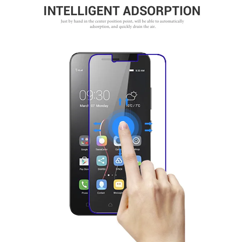 С уровнем твердости 9 H полное покрытие закаленное Стекло для lenovo A2020a40 Экран