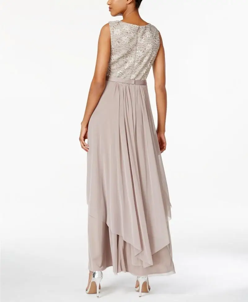 Vestido novia кружевные расшитые бисером платья до щиколотки большие размеры