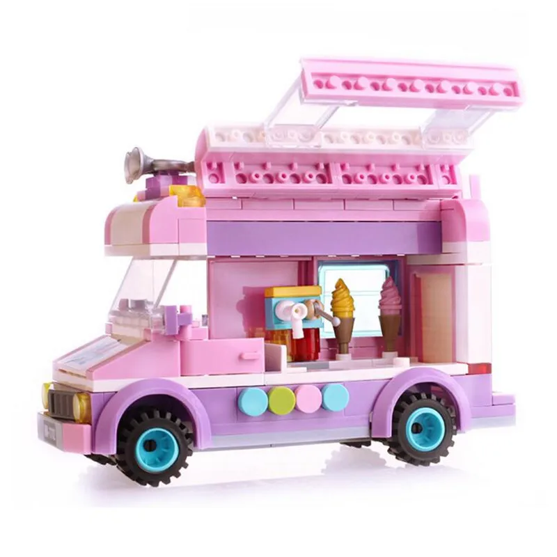 Новые Детские весело 213 шт. Legoings город мороженое автомобиль ABS модель
