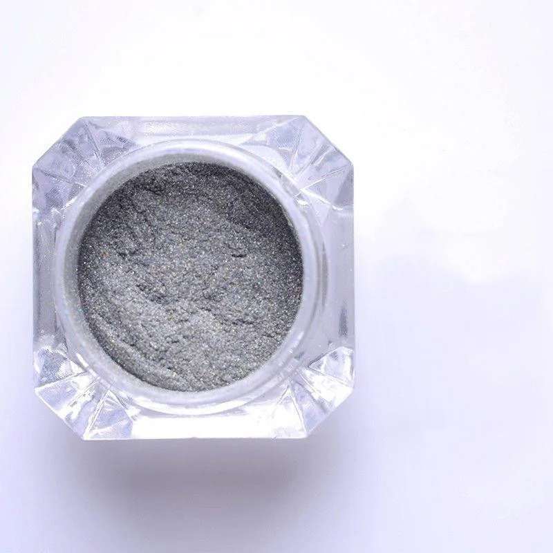 2017 Новый маникюр хром пигмент Голографический лазерный порошок блеск для ногтей