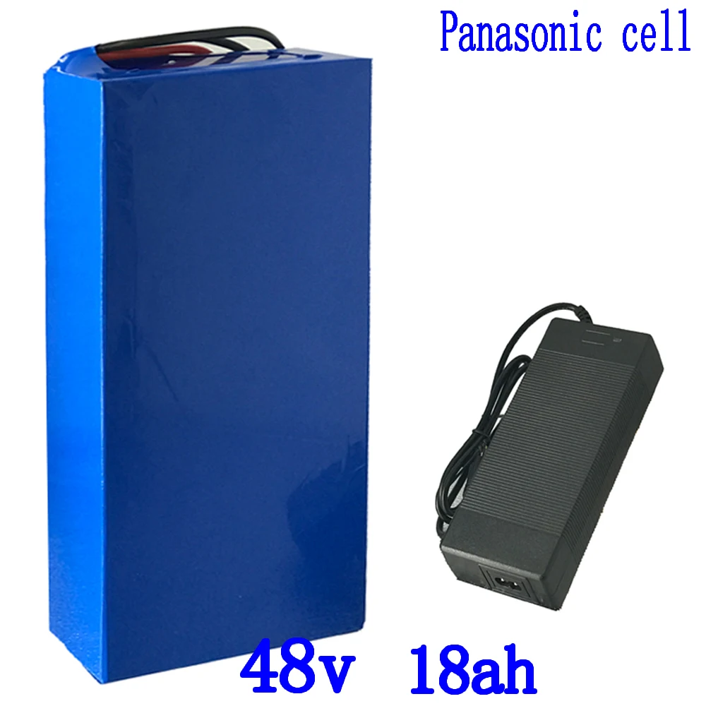 Литиевая батарея для электровелосипеда panasonic 48 В 500 Вт 750 1000 18 Ач 12 15 Ач|Батарея