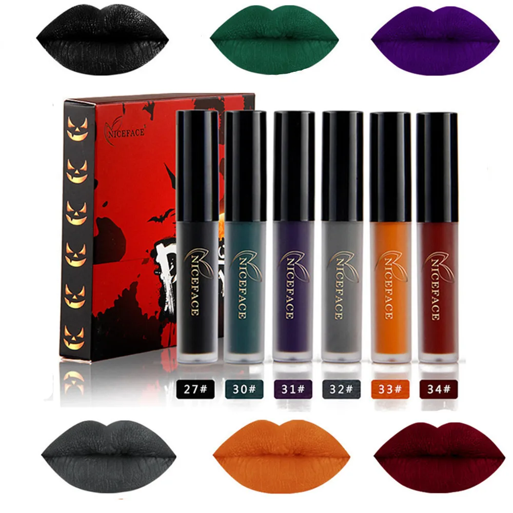 Лимитированная серия 6 палочек матовая губная помада водонепроницаемый