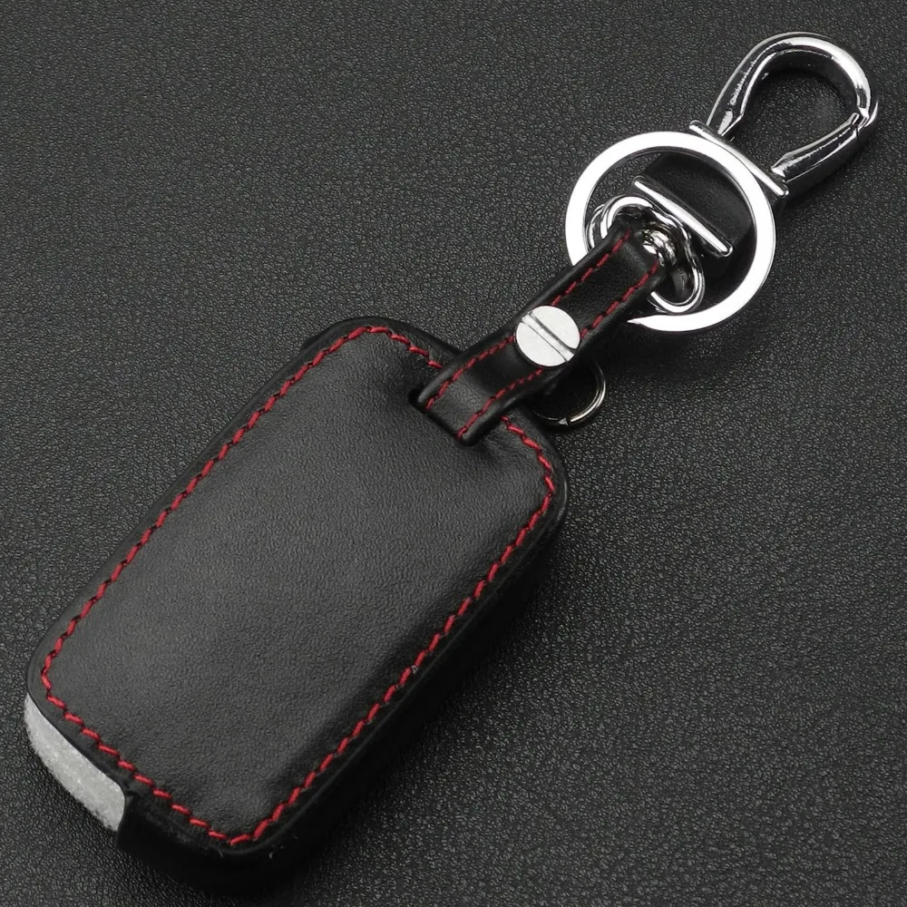 jingyuqin Leather 2 Buttons Car Key Cover Cases For Toyota Yaris Carina Corolla Avensis Switch Holder | Автомобили и мотоциклы