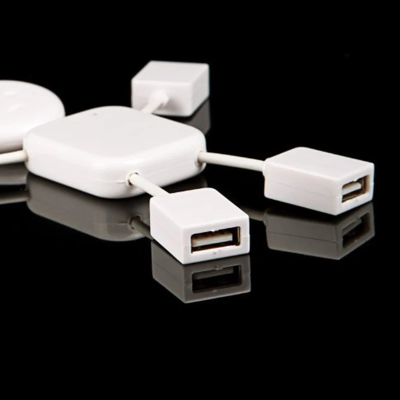 4 Порты и разъёмы USB 2 0 Hub адаптер OTG кабель с вилкой Mini usb хаб Разветвитель