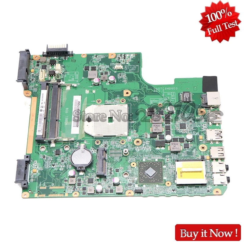 NOKOTION A000093500 DA0TE8MB6E0 материнская плата для ноутбука Toshiba Satellite L740D L745D STOCKET FS1 DDR3