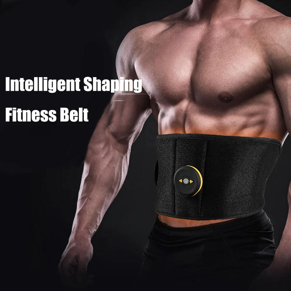 

Vibration EMS Wireless Muscle Stimulator Trainer Abdominal Muscle Exerciser Weight Loss Body Slimming Belt Fat Burning Massager
