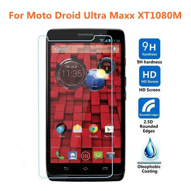 Закаленное стекло для Motorola Droid Ultra Maxx защитная пленка экрана Moto XT1080 XT1080M |