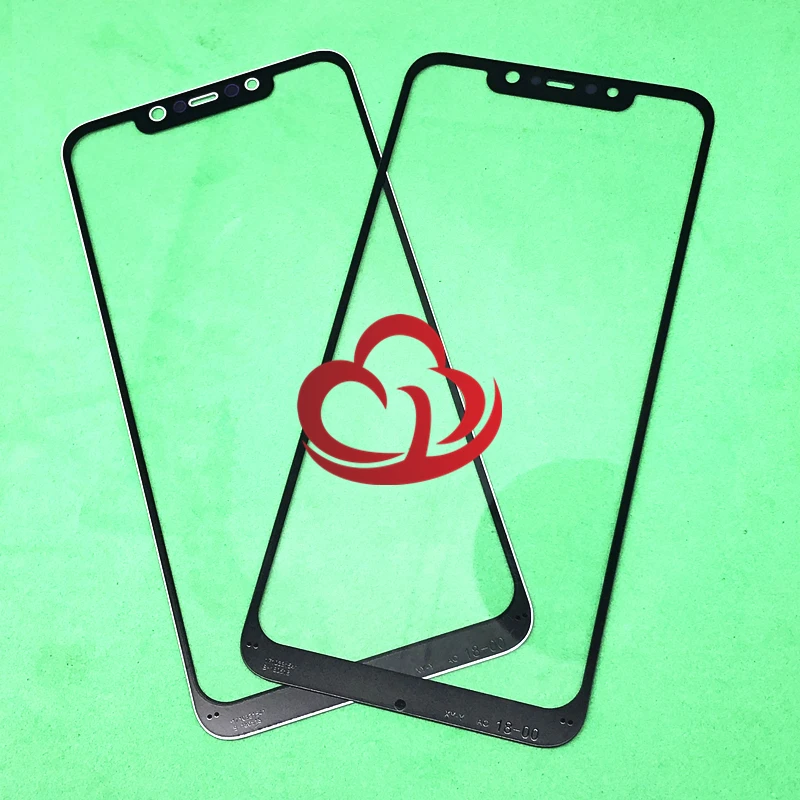 10 шт. Замена ЖК переднего сенсорного экрана Стекло Внешний объектив для Xiaomi Pocophone F1 Poco F1