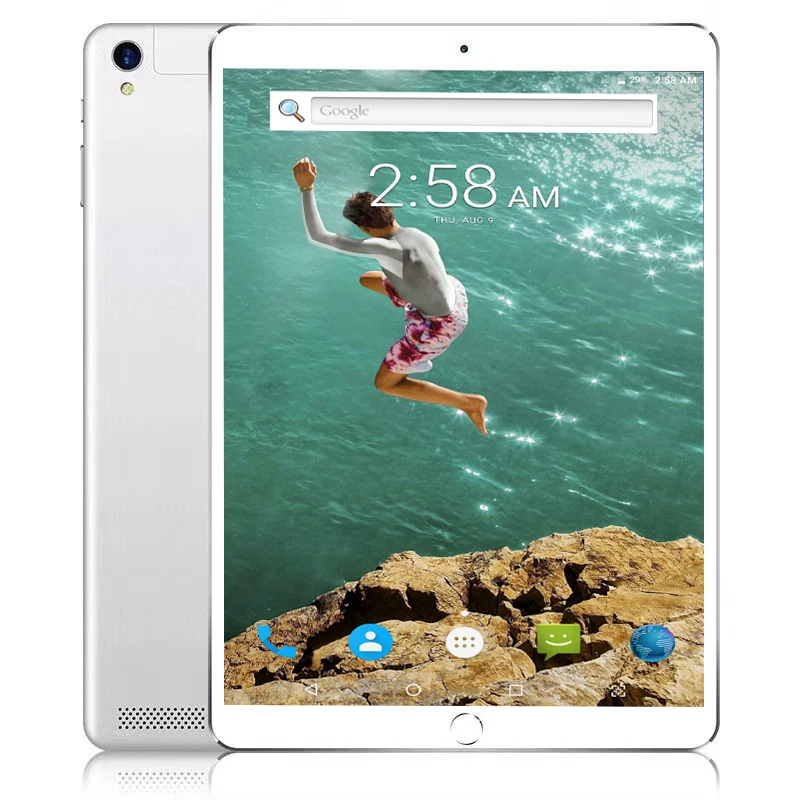 Новинка 2019 P80 10 ядер 128 Гб ПЗУ планшеты на Android 7 11 двойная камера 8 Мп две sim карты