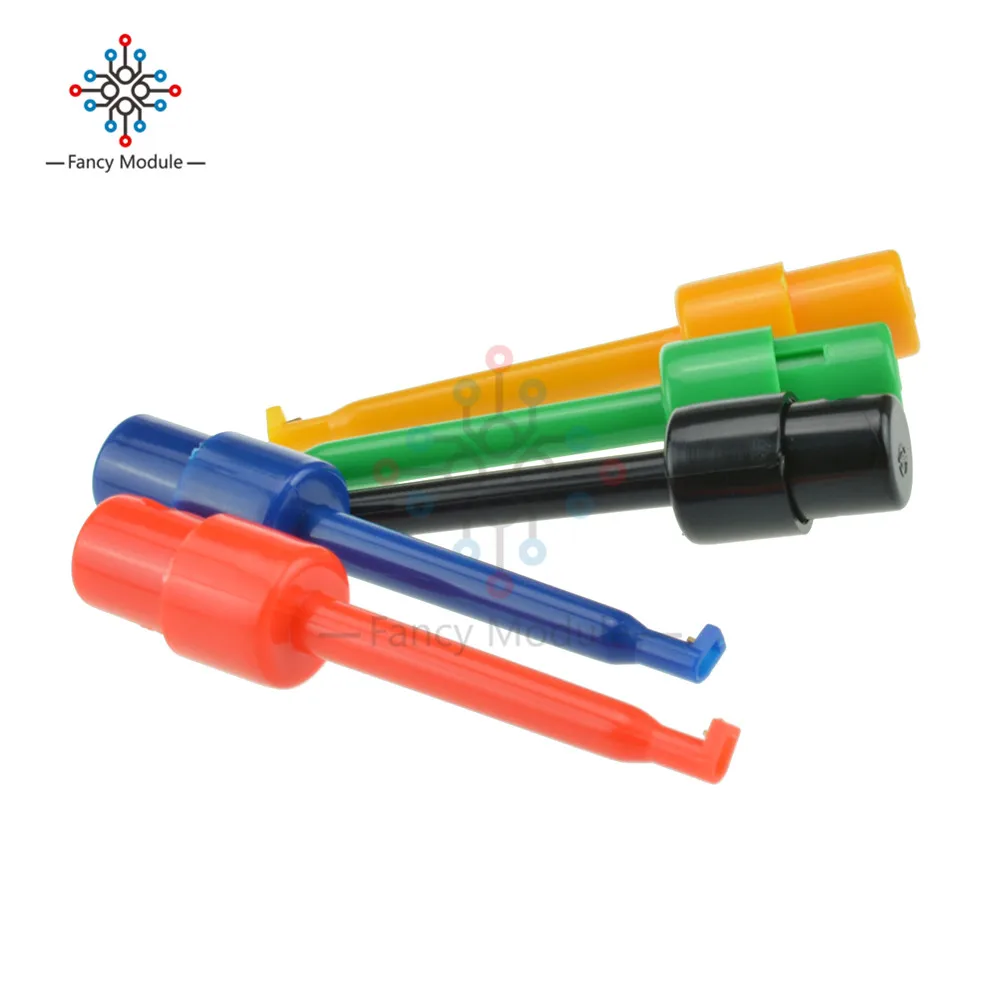 

10pcs Large Size Round Single Hook Clip Test Probe for Electronic Testing