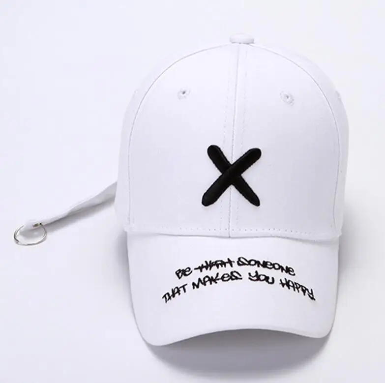 white Модная бейсбольная Кепка с вышивкой для мужчин, Летние черные Кепки из хлопка, женская кепка в стиле хип-хоп, Мужская Регулируемая Мужская шляпа, белая - Цвет: white