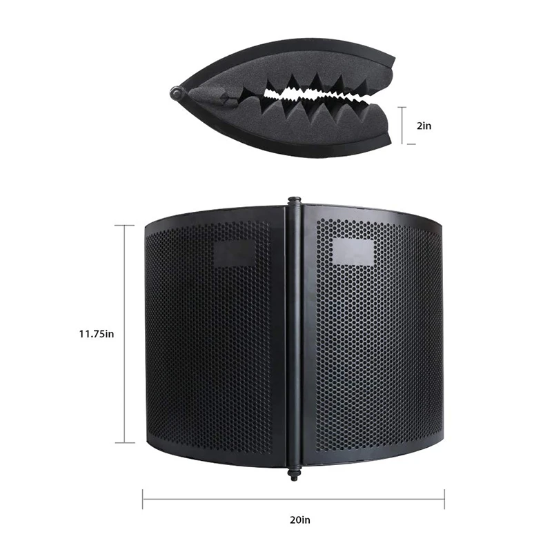 Студийный микрофон изоляционный щит акустическая запись звукопоглотитель пена