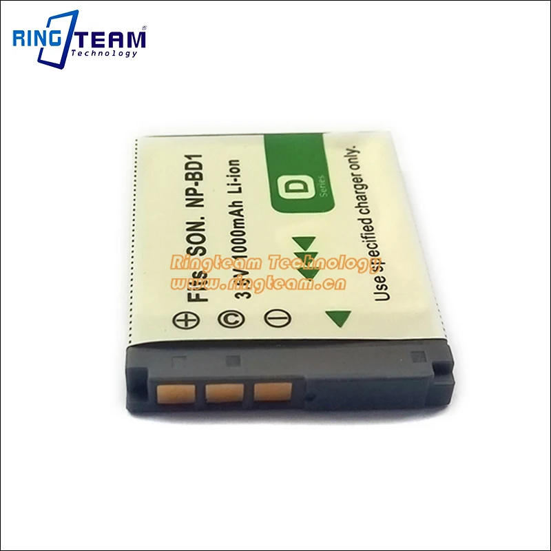 10 шт. перезаряжаемая NP BD1 NPBD1 NP-BD1 батарея для камеры Sony Cybershot DSC G3 T2 T70 T75 T77 T200 T300 T500 T700