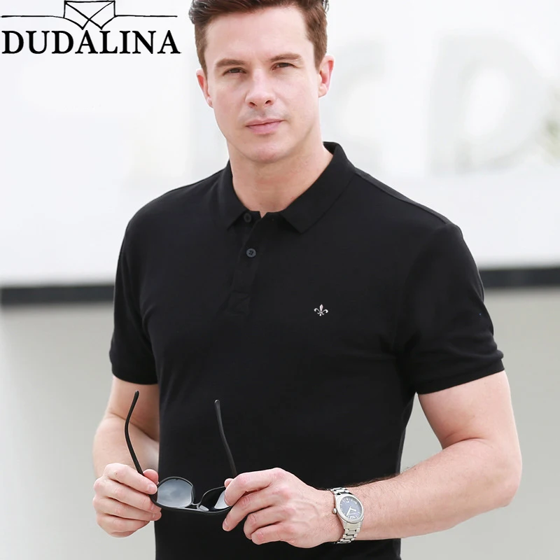 Dudalina Brand Polo Shirt Men High Quality New Men's Polo Shirts Business Men's Clothing Embroidery Homme