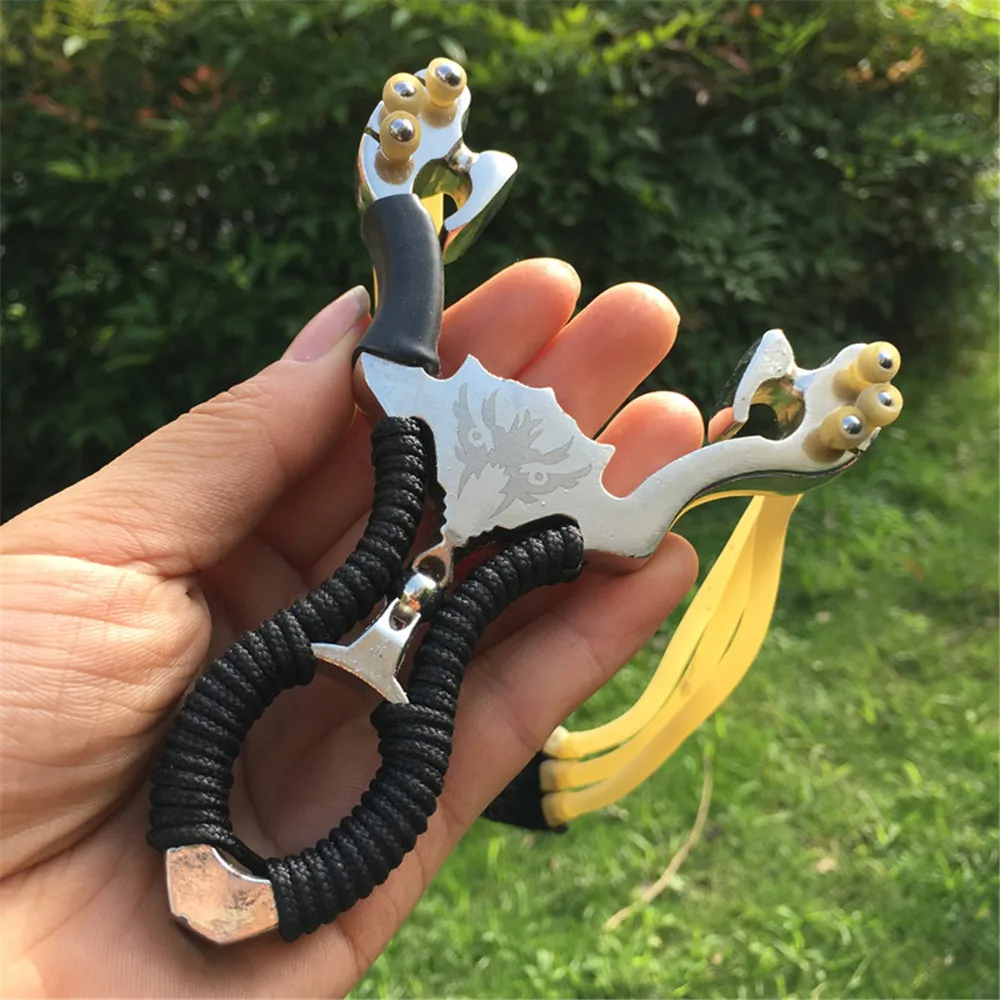 Новинка 2019 мощная охотничья Рогатка Резиновая лента трубка катапульта